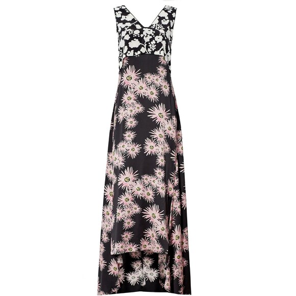 Elizabeth and James Mixed Floral Madeline Maxi Dress Sz 2 - Picture 1 of 5